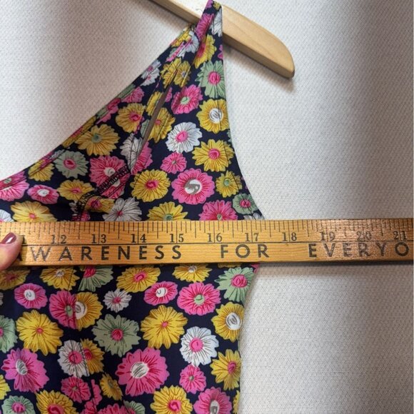 Lulus Womens Exclusive Poppy Hour Floral Print Mini Dress Medium Multicolor Boho - Picture 8 of 9